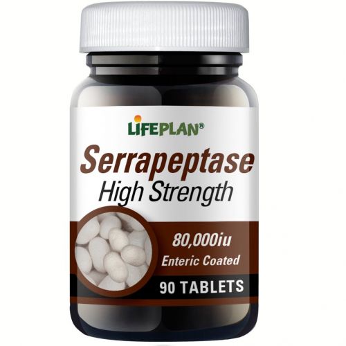 Lifeplan Serrapeptase 80,000iu 30 tablets