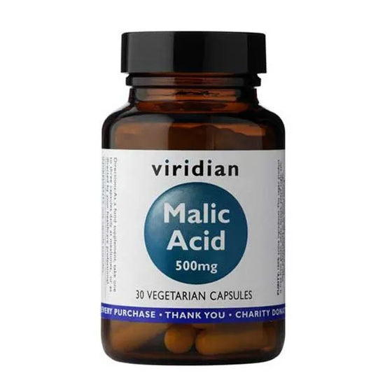 Viridian Malic acid 500mg 30 capsules