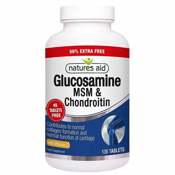 Natures Aid Glucosamine & Chondroitin 135s