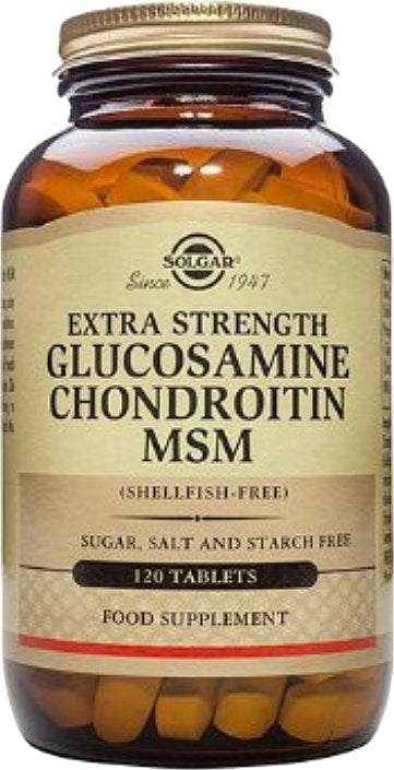 Extra Strength Glucosamine Chondroitin MSM Tablets (Shellfish-Free)