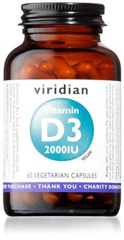 Viridian Vitamin D3 2000iu 60s